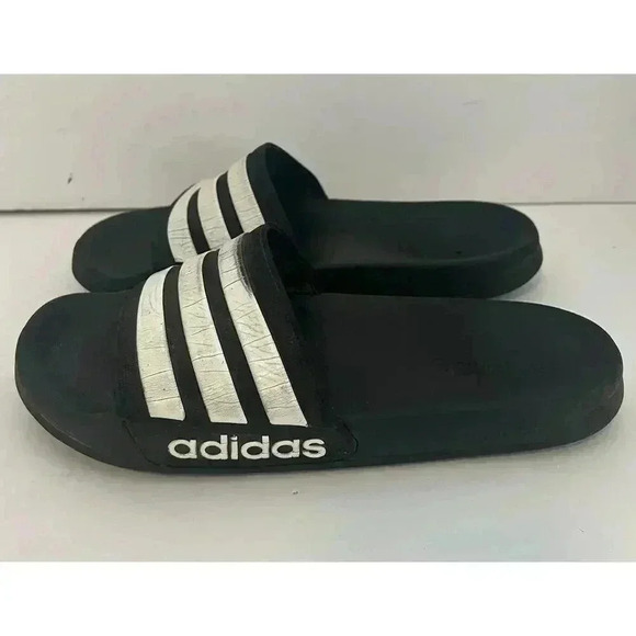 Adidas Men's AQ1702 Slip On Open Toe Slide Slippers US 9 M - Picture 1 of 5